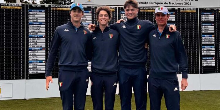 Quartetto azzurro alla Copa Real Club de Golf Sotogrande